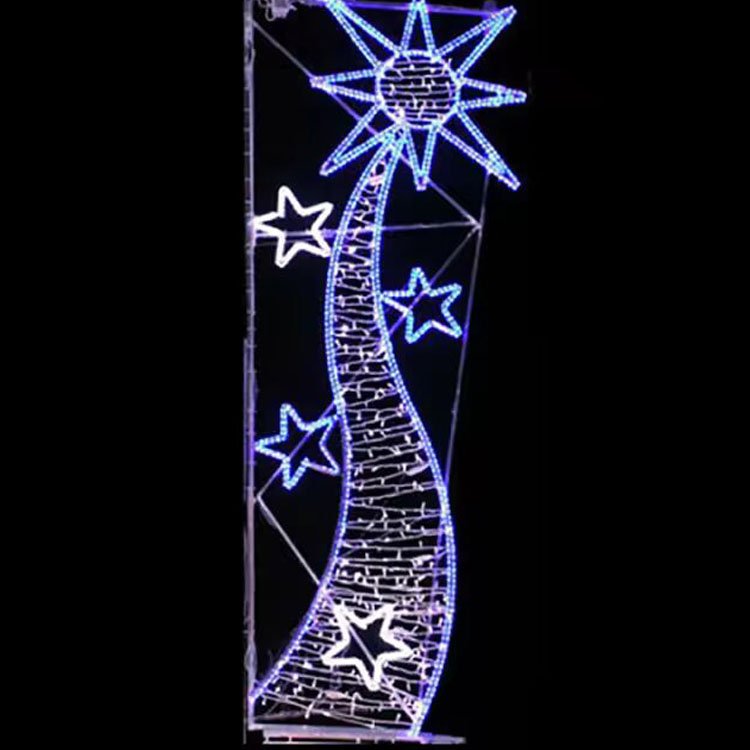 Outdoor Christmas Decoration 2d Motif Snowflake Light With Rgb Emitting Color Ip65 Rated Factory Priced For Home Outdoor Decor