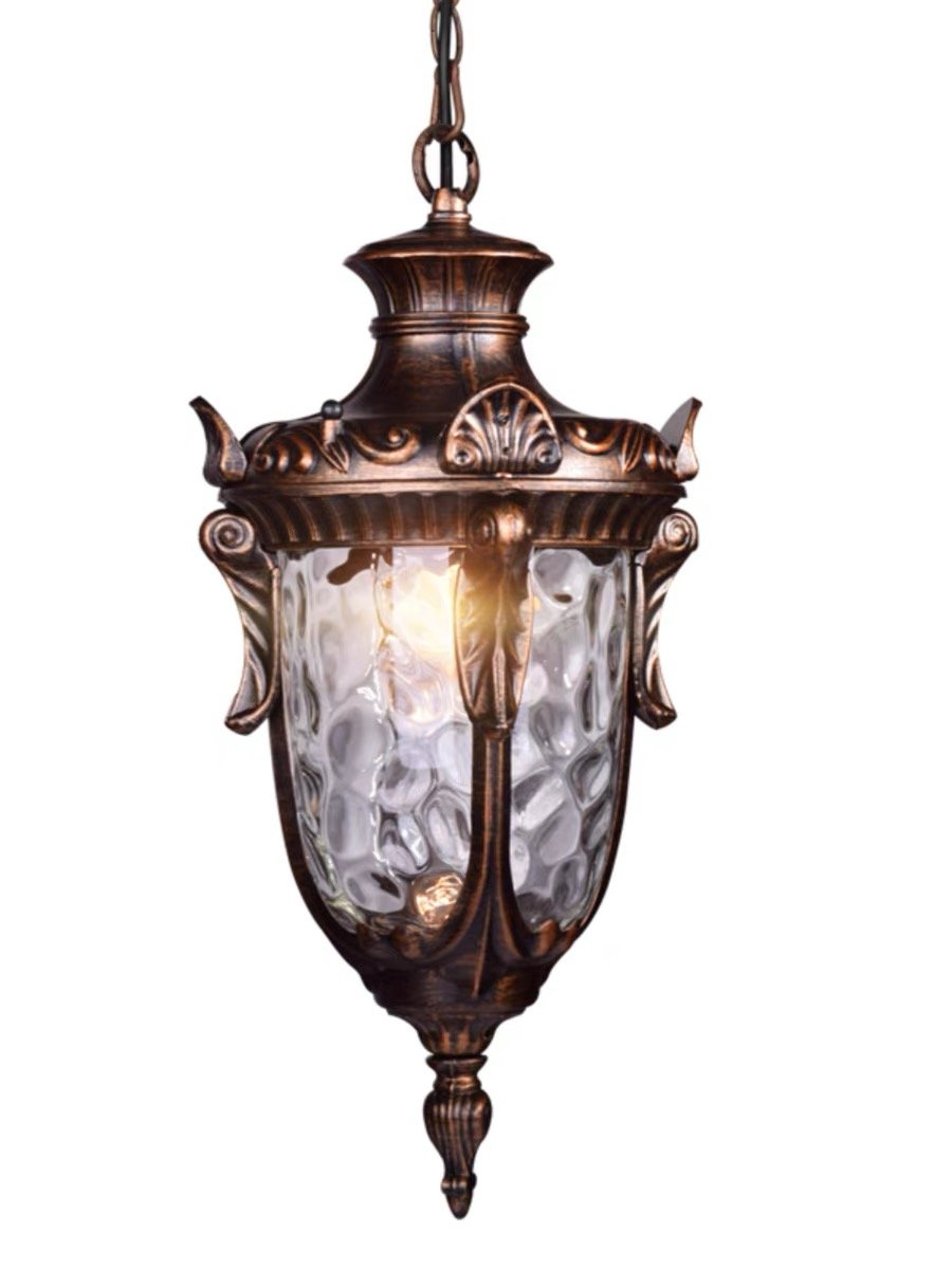 European style antique chandelier, outdoor waterproof garden corridor, pavilion, sunlight room door, balcony, courtyard light
