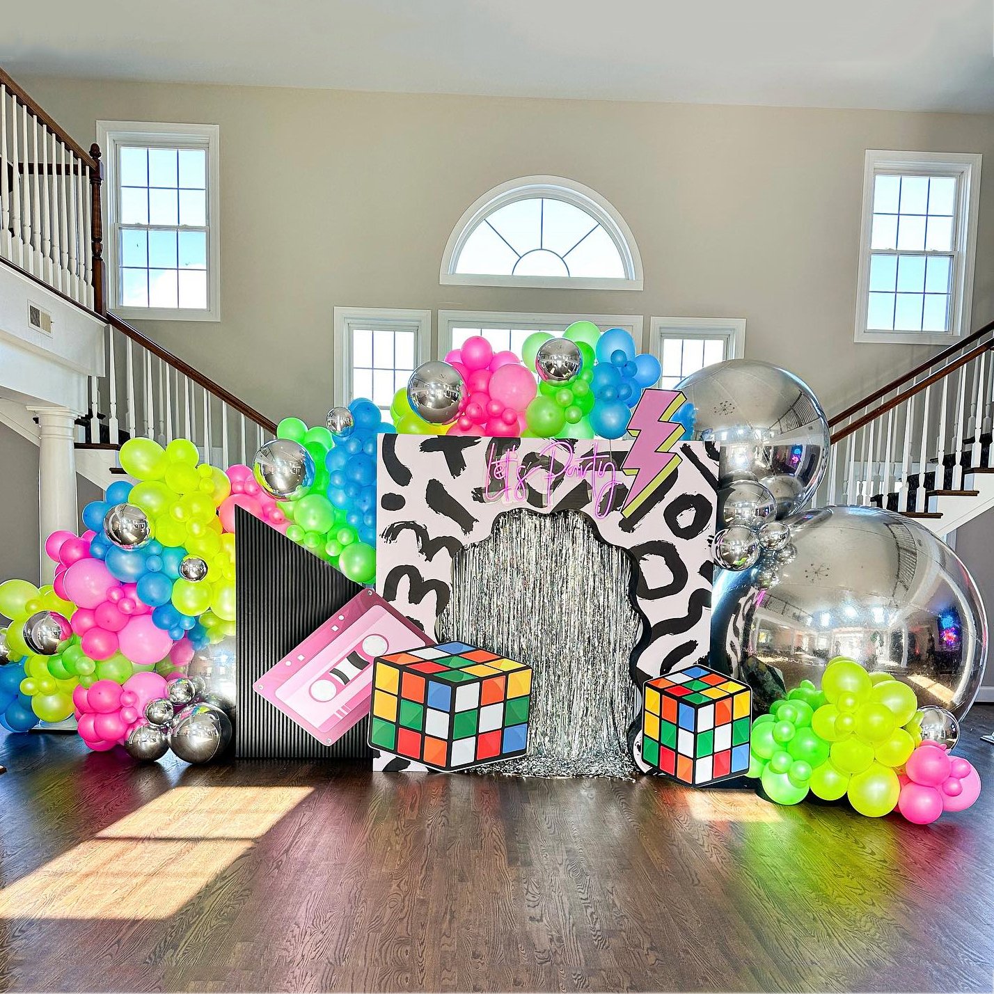 Popular Sale Parties Event Decoration hanging Gold PVC Airtight Sphere Mirror Balloon Shinny Inflatable Disco Mirror Ball