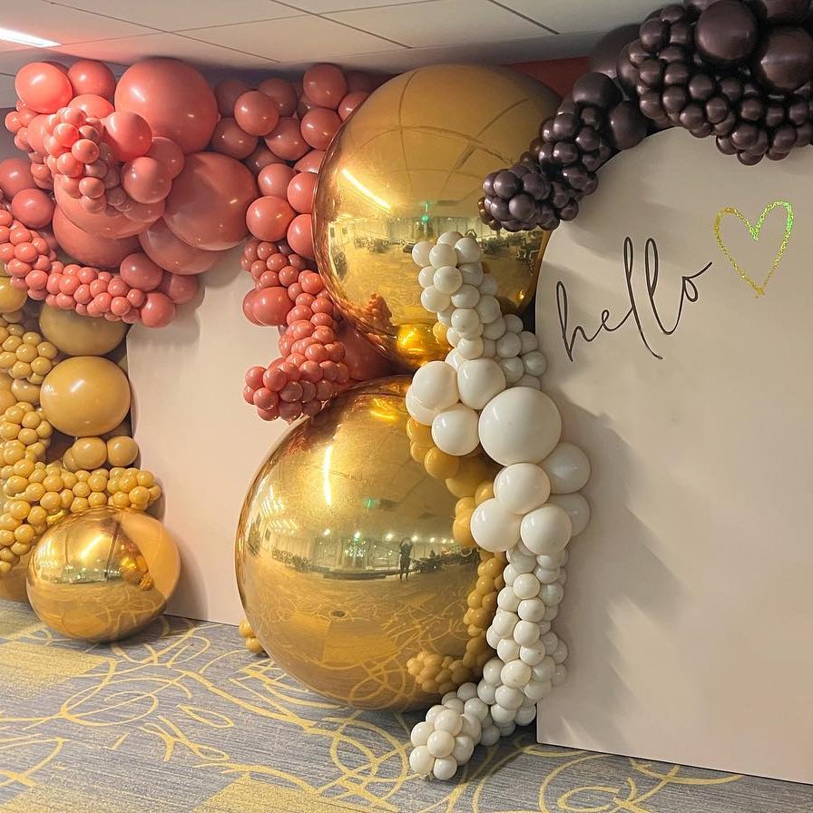 Popular Sale Parties Event Decoration hanging Gold PVC Airtight Sphere Mirror Balloon Shinny Inflatable Disco Mirror Ball