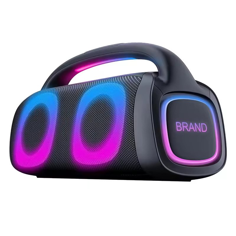 Party fun 5inch speaker 40W RGB outdoor portable speakers with mic Karaoke