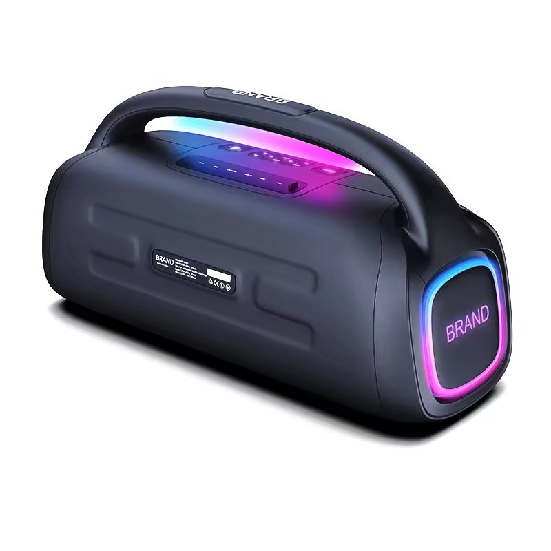 Party fun 5inch speaker 40W RGB outdoor portable speakers with mic Karaoke