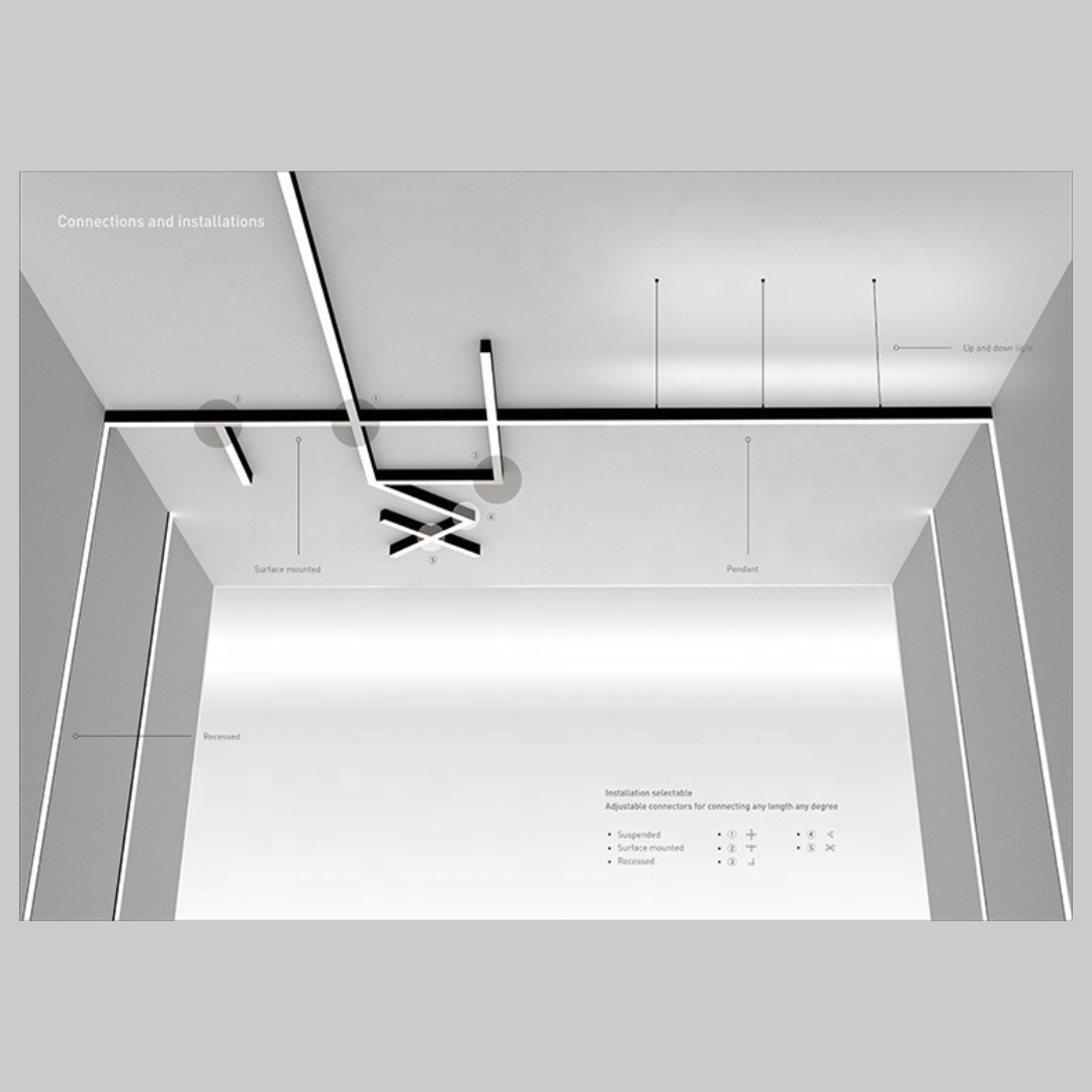 LN LED Weatherproof Chandelier IP65 LED Line Light Indoor Outdoor Use