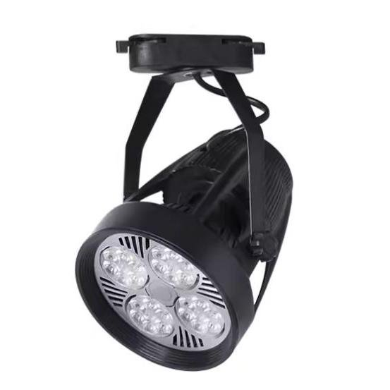 9W 15W 25W High Quality Commercial Led Track Light fixture High Lumen Ra80 COB Spot Light Aluminium Casing 2 Wire No Flickering