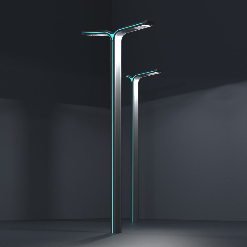 Landscape Lighting outdoor LED Garden light Aluminum Pathway Post Top outdoor light Single Arm And Double Arms Can Be Customized