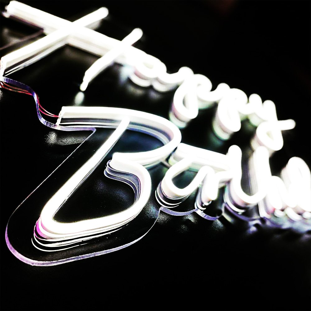 Winbo Letters Led Illuminated Light Sign Oh Baby Custom Led Happy Birthday Neon Sign For Home Happi Birthday Party Wedding Decor