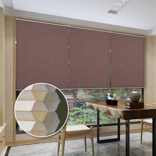 Custom Honeycomb Blinds Smart Window Shades Motorised Honeycomb Blinds For Window Cellular Fabric And Blind Day Night