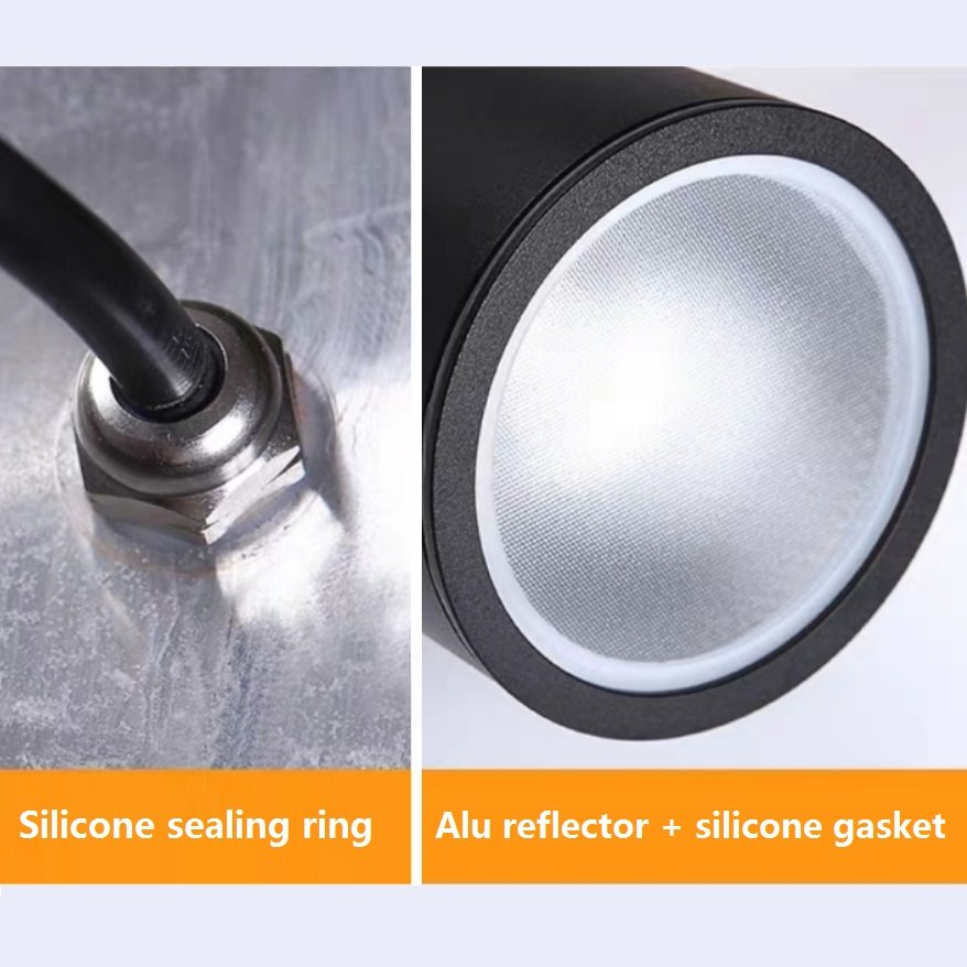 Etch Shop Door Sign Lighting Canopy Waterproof Led COB Surface Mounted Spotlight Outdoor Ceiling Lampara IP65 Down Lights