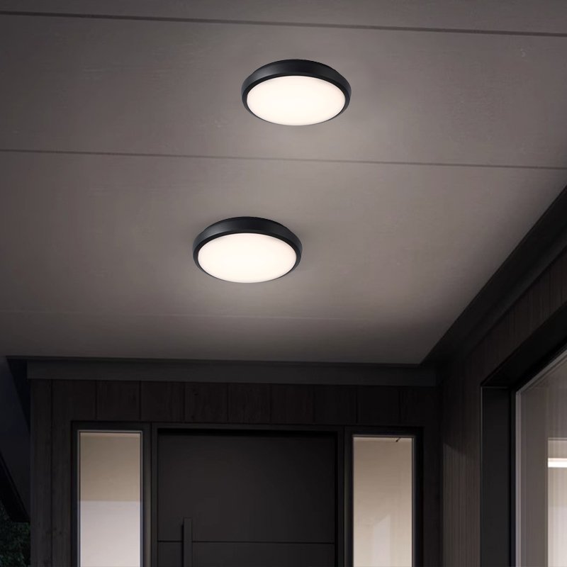 Minimally modern bedroom and living room lighting fixtures with personalized, warm and creative circular ceiling lights