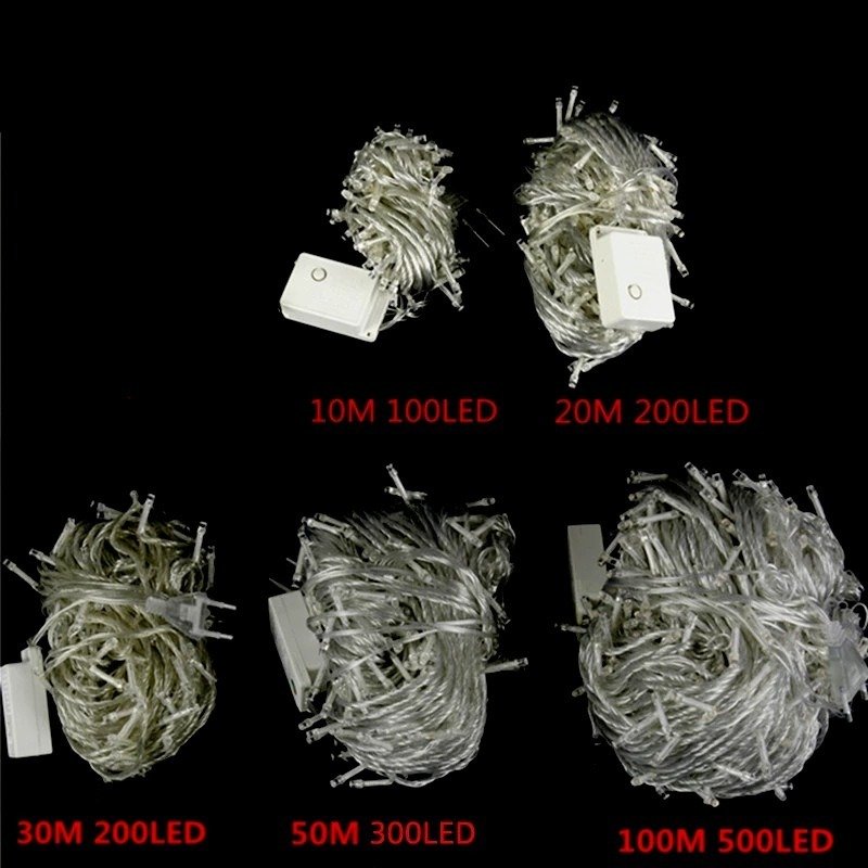 IP65 Waterproof Outdoor Window Smart USB LED Curtain Fairy String Light Christmas Luminous Lamp Beads