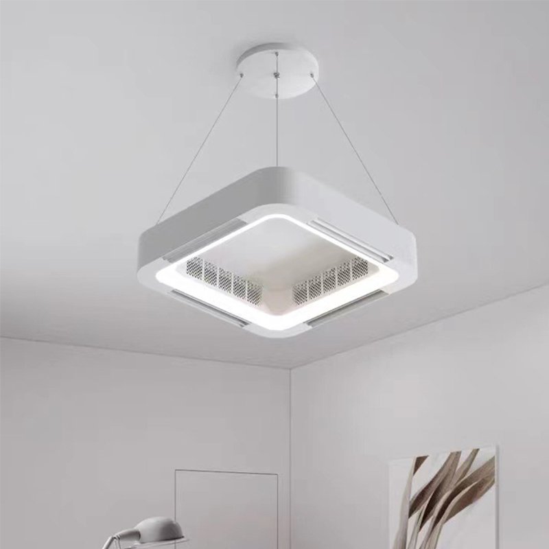 American Style Home Bladeless Ceiling Fan With Led Lights Remote Control