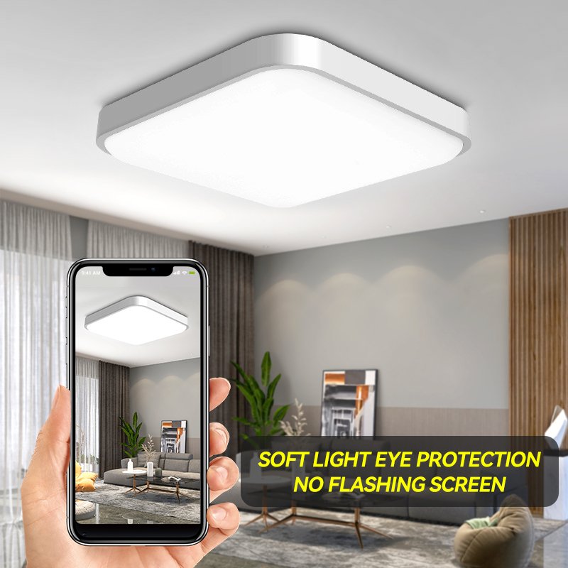 Factory Direct Price Solar Round Lamp 40W 60W 100W 200W 300W Solar Led Light Garden Outdoor Solar Ceiling Light Indoor