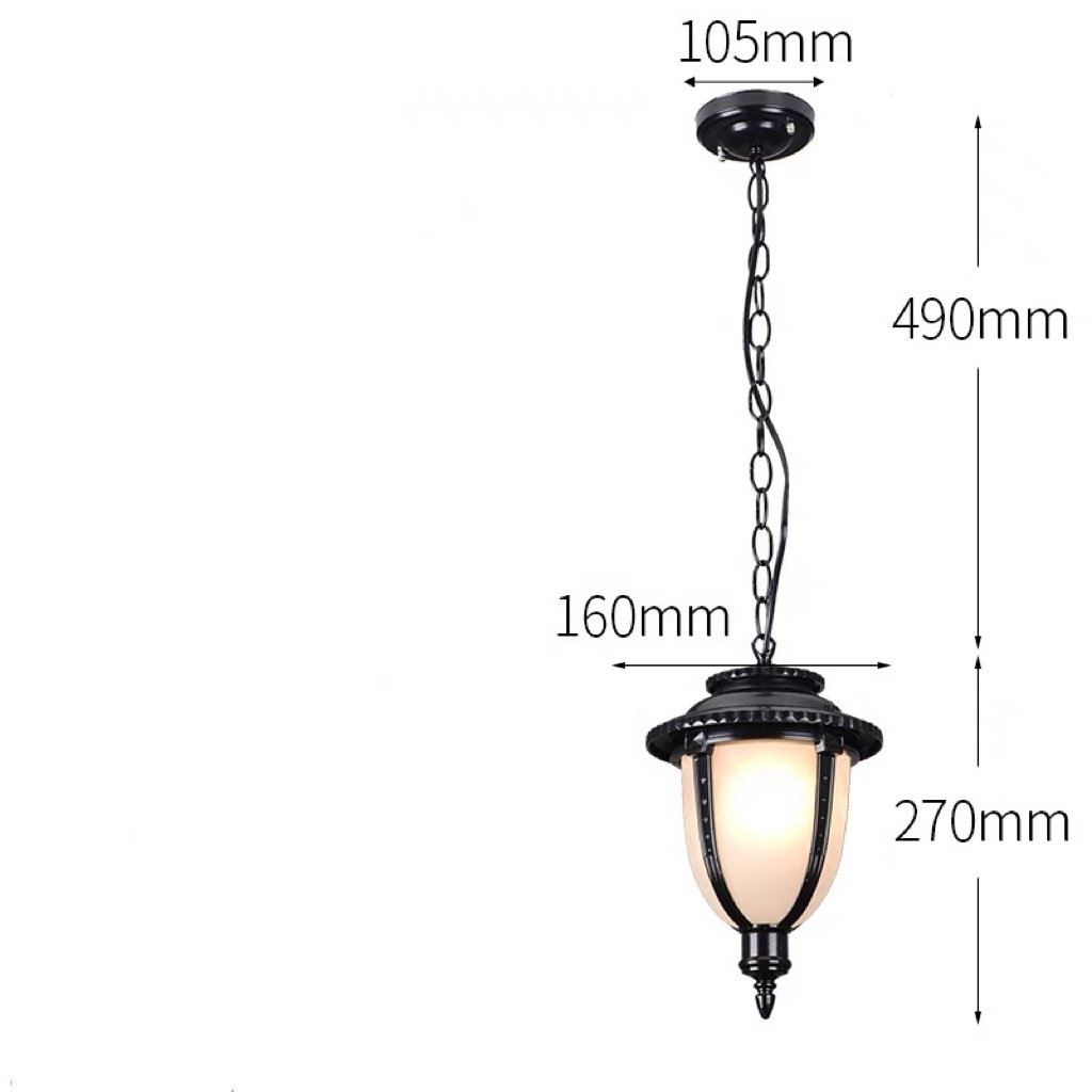 Corridor, foyer, hallway, bar counter, European style outdoor chandelier, waterproof pavilion, grape rack garden light
