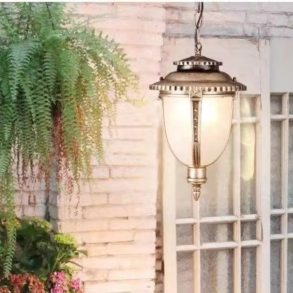 Corridor, foyer, hallway, bar counter, European style outdoor chandelier, waterproof pavilion, grape rack garden light