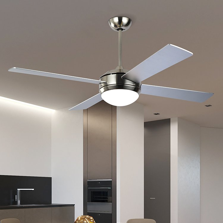 Luxury modern fan lamp chandelier AC 52 inch remote control livingroom electric home Nordic LED ceiling fan with light
