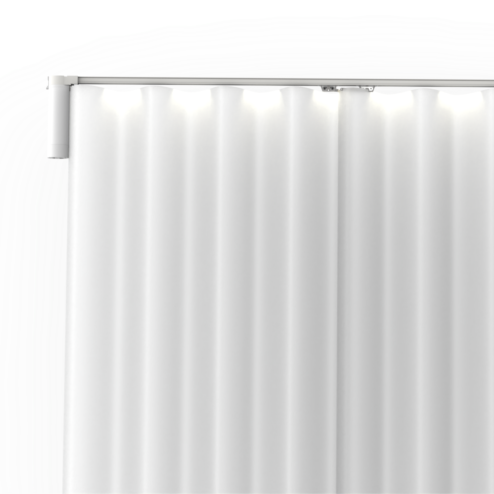 POYAL Curtain Motor with Aluminum Alloy Tracks Splicing Rails Motorized Curtains Smart Home Products Window Opener