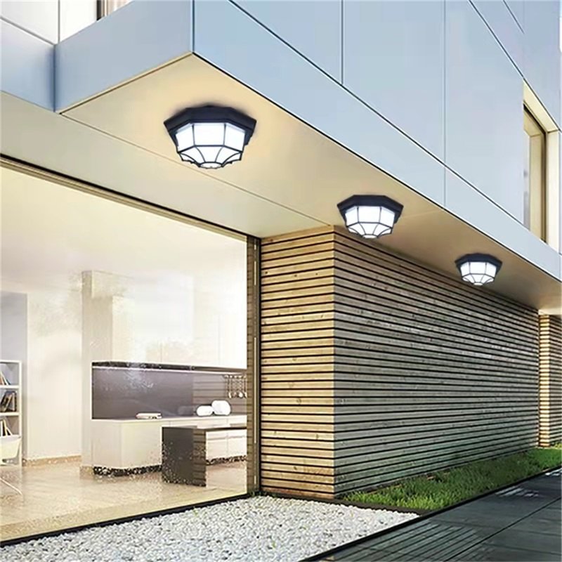 Outdoor Fixtures Classical LED Retro Waterproof Lighting Decorative for Home Corridor Ceiling Lamp