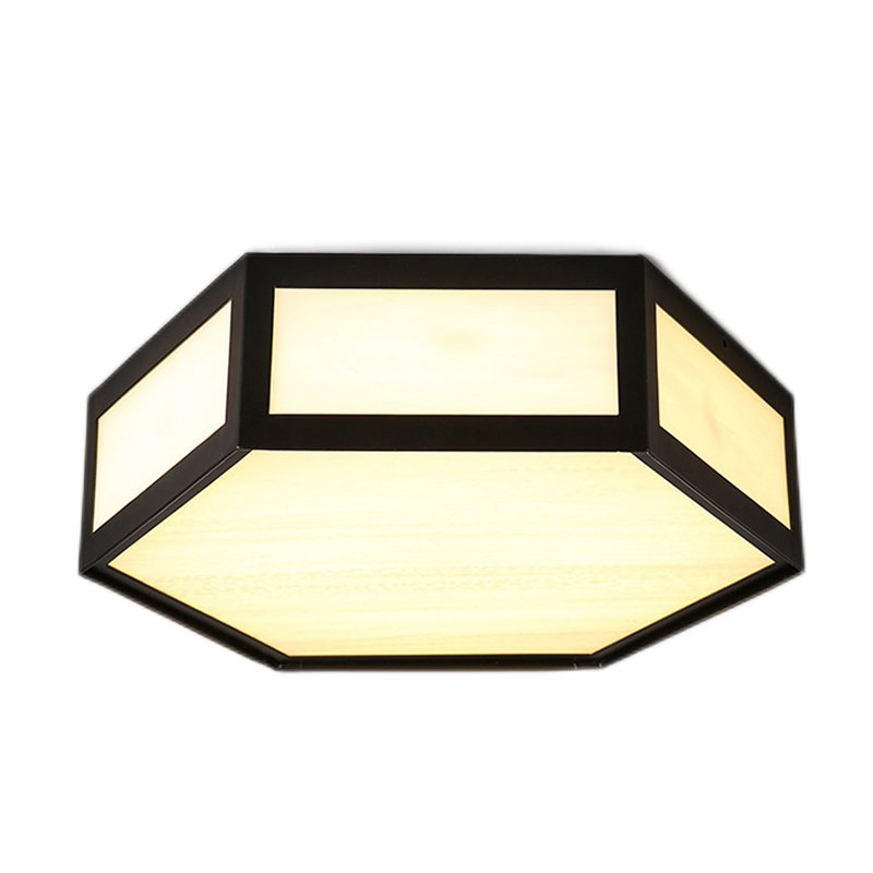 Matte Black Round LED Hotel Ceiling Lamp Modern Dimmable Ceiling Lights for Bedroom Kitchen Hallway