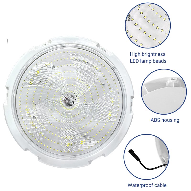 Solar Light Outdoor Brightness 50W 80W 100W 200W Indoor Solar Panel Ceiling Light