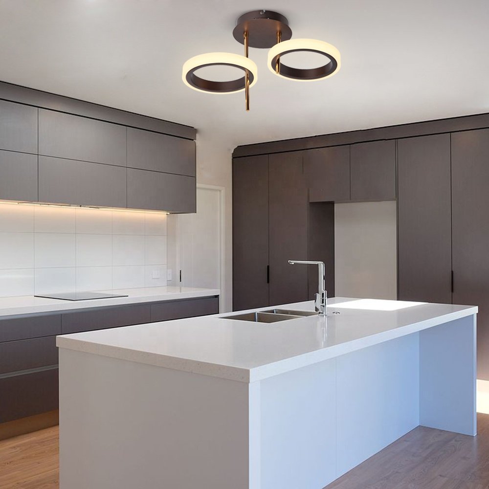 Sunsir SKD led ceiling lighting metal aluminum pendant lamps chandeliers lighting