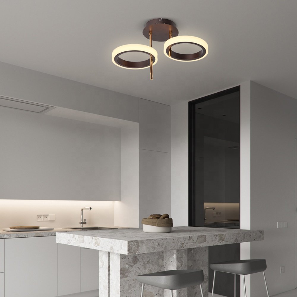 Sunsir SKD led ceiling lighting metal aluminum pendant lamps chandeliers lighting