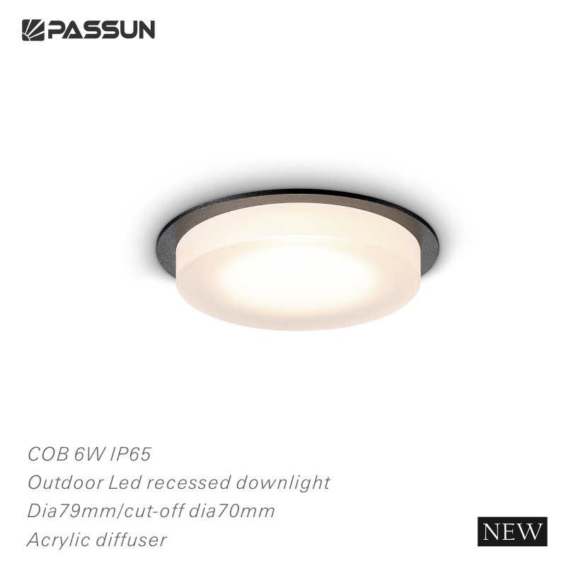 IP65 waterproof surface mounted cylinder 24w LED outdoor ceiling light for balcony or bathroom