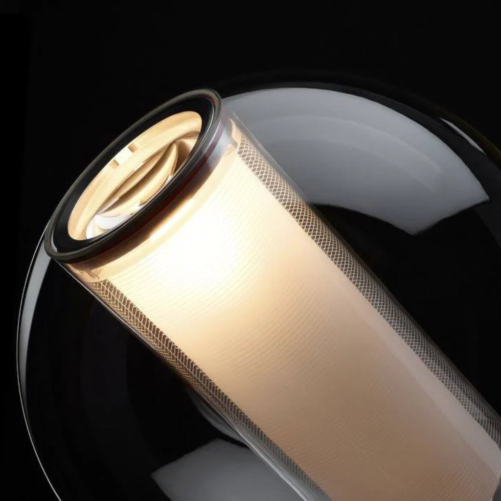 Factory customized size color transparent high transmittance high quality globe glass lampshade for indoor chandelier