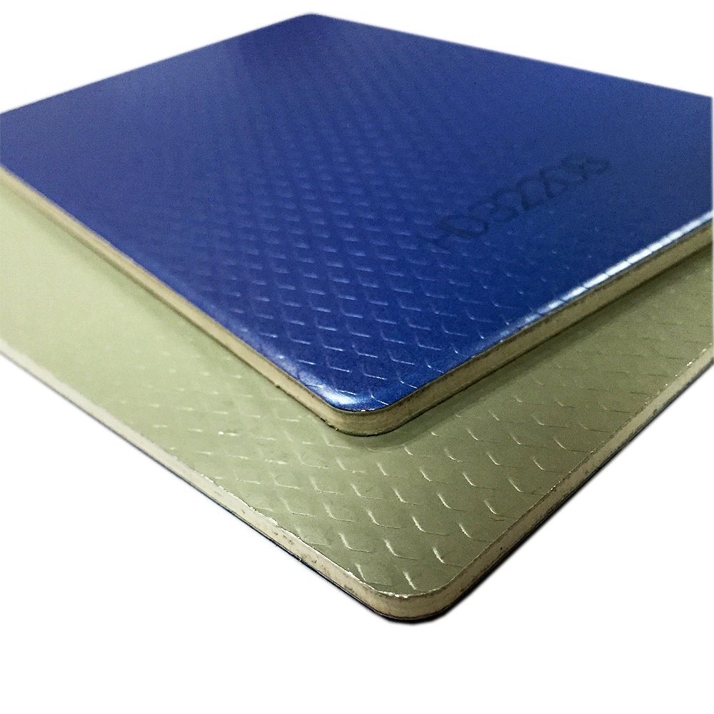 Modern Design Emboss Aluminum Composite Panel PE PVDF Coating 3mm Thick Fireproof Anti-Static Interior Exterior Hotel Decoration