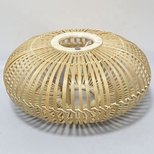 BSCI vietnam lighting home wicker light lamps home decor handmade vietnam craft weave lampshade natural bamboo pendant lights