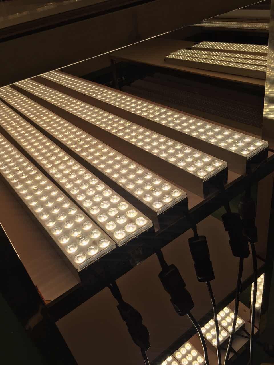 2023 hanging panel linear led ceiling light fixture 40W 50W office linear light