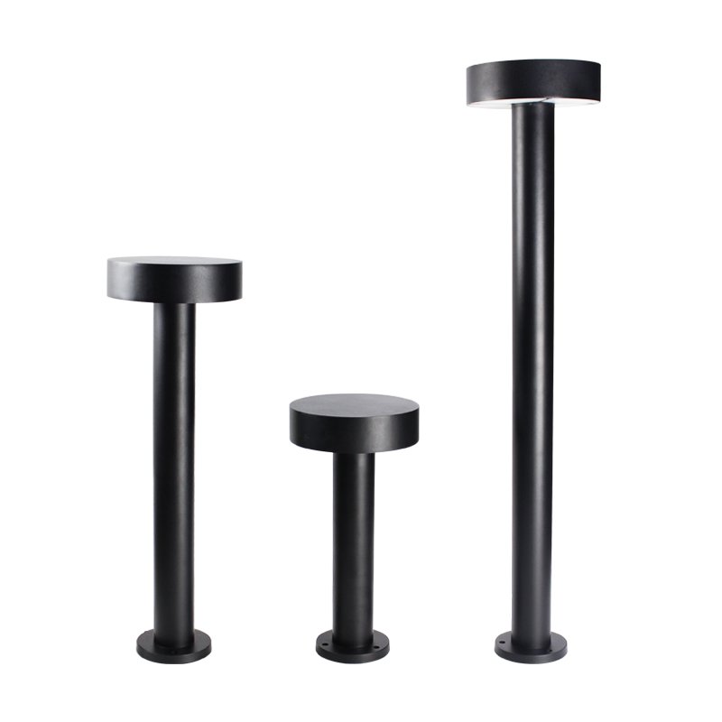 Waterproof 12W Bollard light Garden light Surface outdoor Cast Aluminum Street Park Led Lawn light