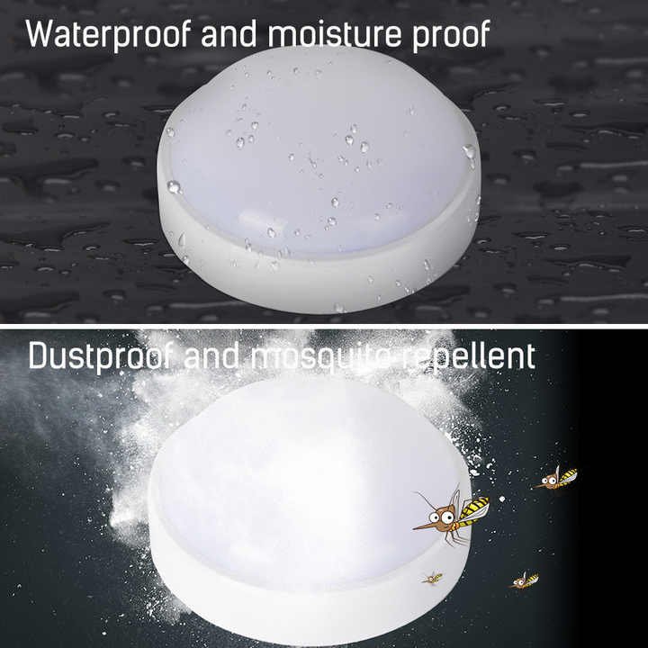 LED Moisture-proof Ceiling Lamp Circular White 16W 20W AC100-265V Outdoor Waterproof Wall Light