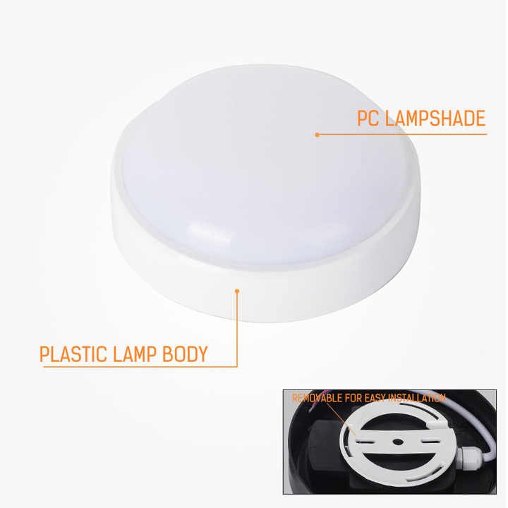 LED Moisture-proof Ceiling Lamp Circular White 16W 20W AC100-265V Outdoor Waterproof Wall Light