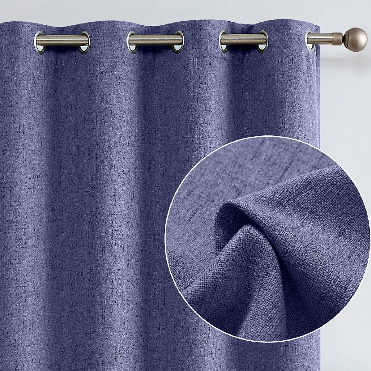 High Quality Machine Washable Curtains For Room / OEM Services Hot Selling Lightweight Customized Plain Curtains