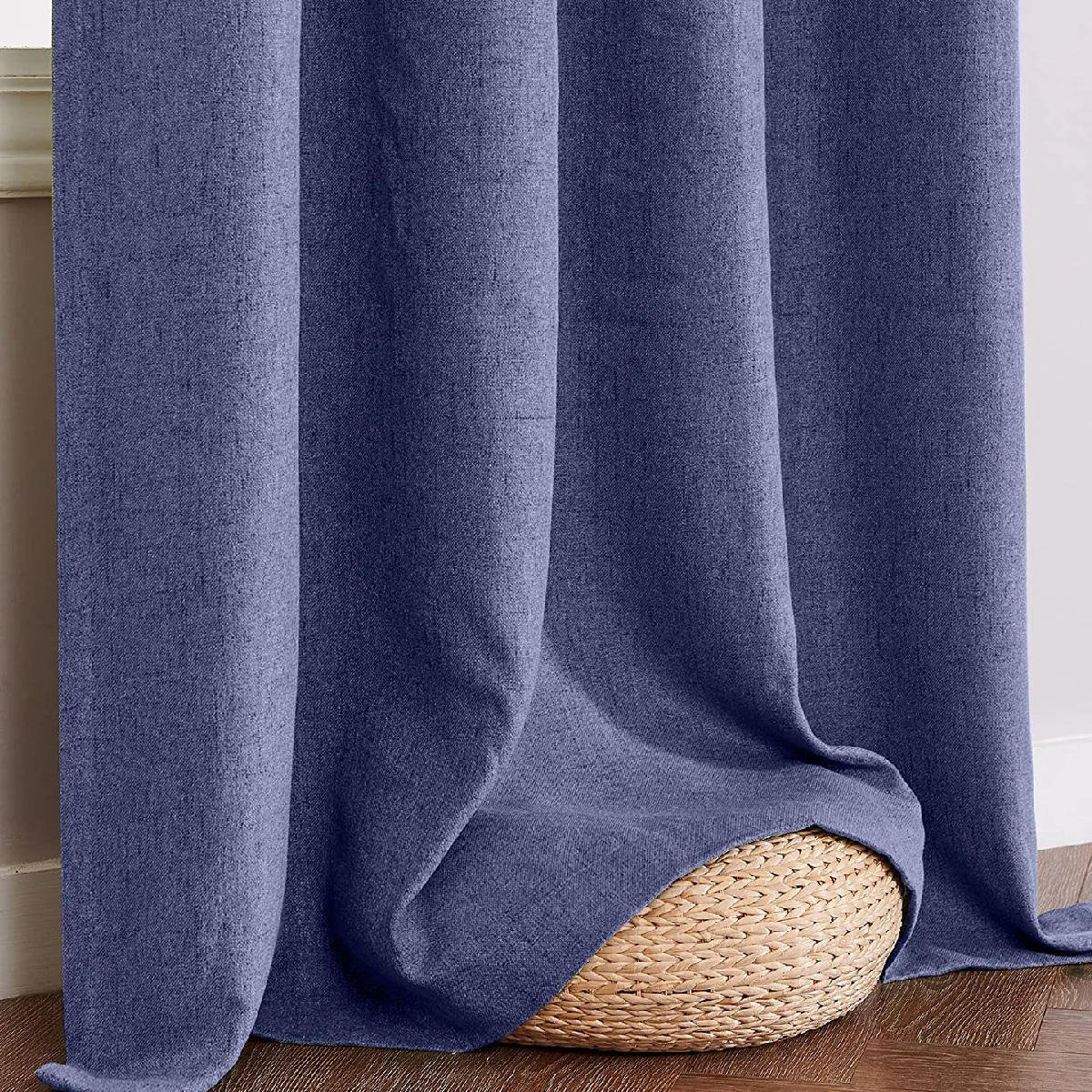 High Quality Machine Washable Curtains For Room / OEM Services Hot Selling Lightweight Customized Plain Curtains