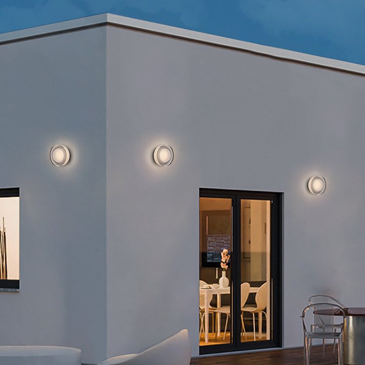 Outdoor waterproof wall light Villa courtyard balcony corridor building exterior lawn simple LED ceiling light