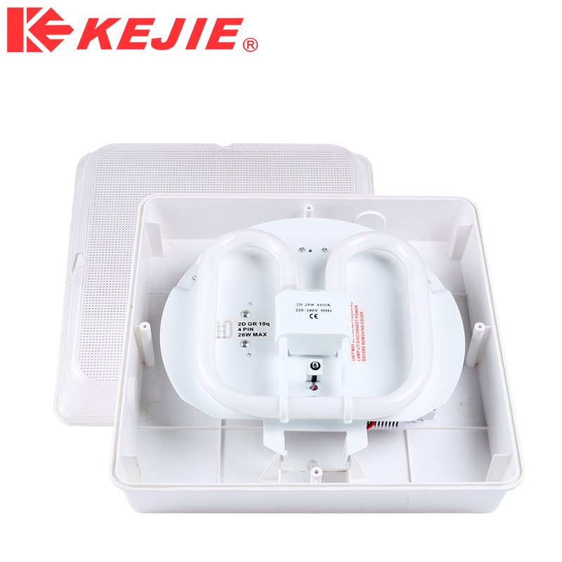 Fluorescent Ceiling Lamp Flush Mount Ceiling Light Modern Square Lighting Fixture