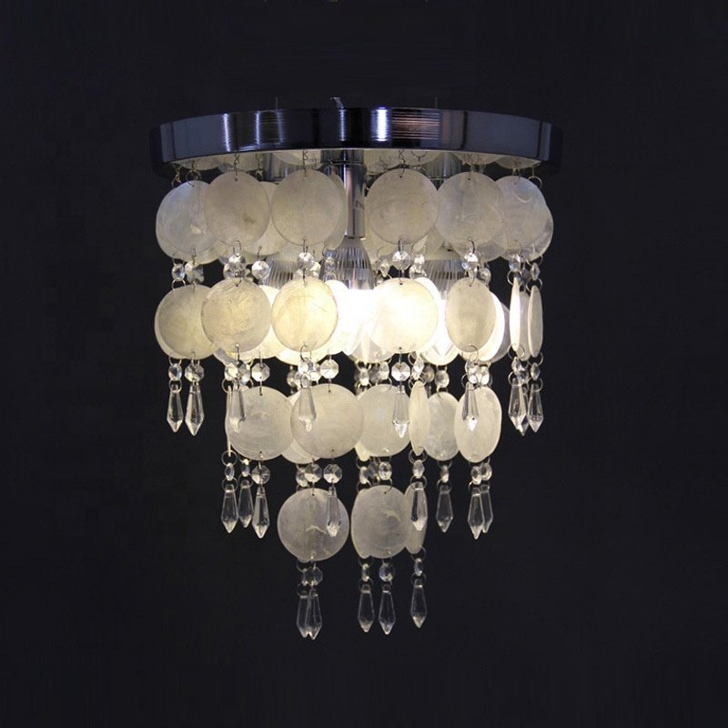 Crystal Ceiling Light 80 Surface Mounted Led Light Gold Bedroom IRON Round Aisle Hallway Minimalist Modern Bedroom Lamps 100 1.3