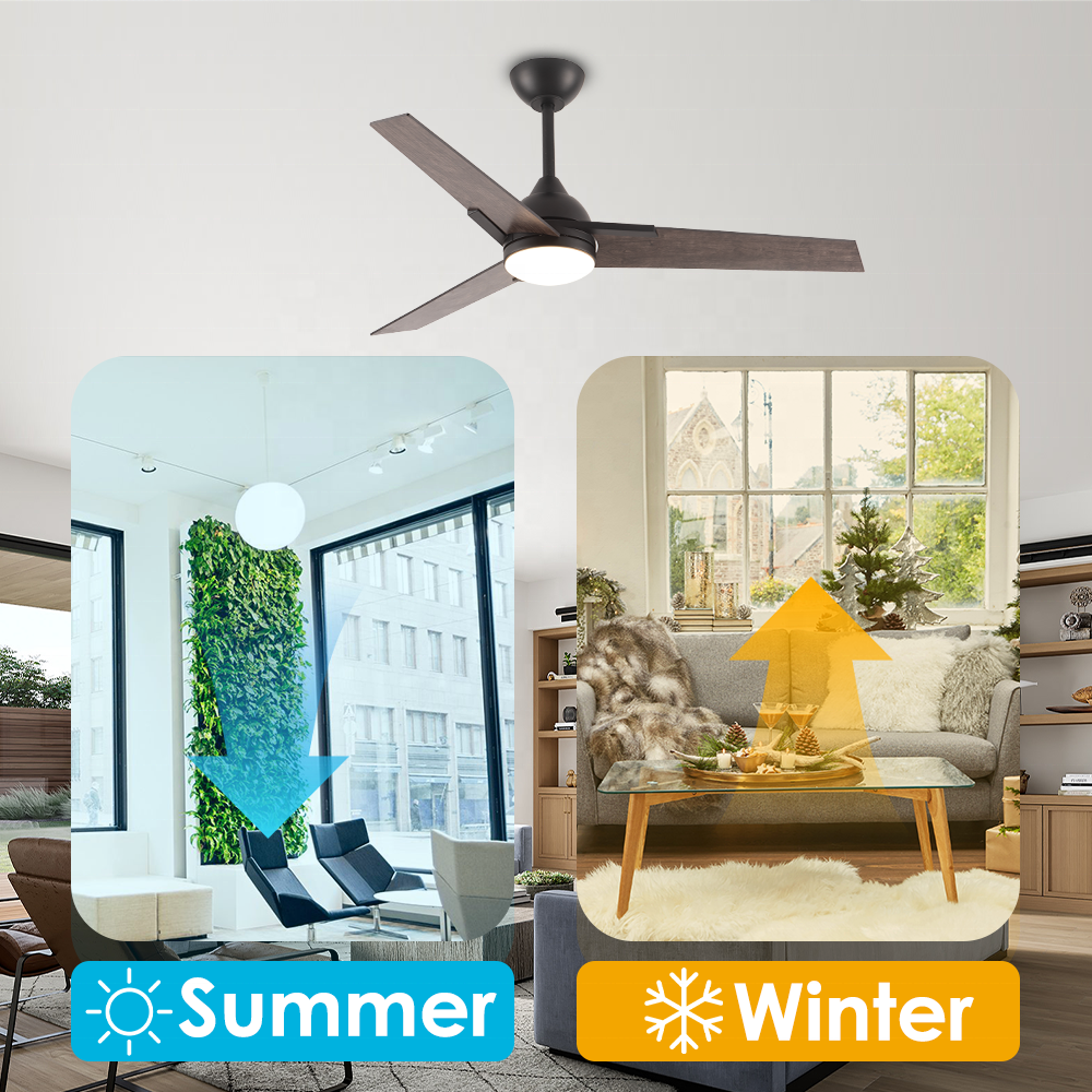 Stylish wholesale 52" modern decorative led ceiling fan BLDC Remote Control Ceiling Fan With Light