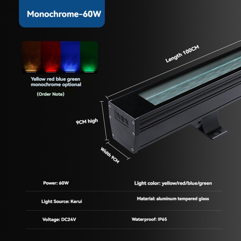 Aluminum Body Outdoor Building Light Hotel Wall Ceiling down Adjust Wall Washer lamp Spot Lights DMX512 Wall Washer LED Light