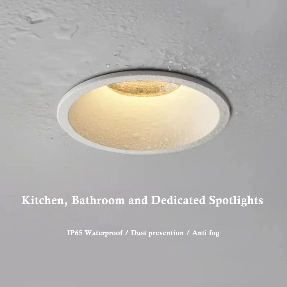 ETL Approved Outdoor Classic White Finish Black Reflector 4inch 6inch 9W12W 3CCT Waterproof IP65 Ceiling Downlight