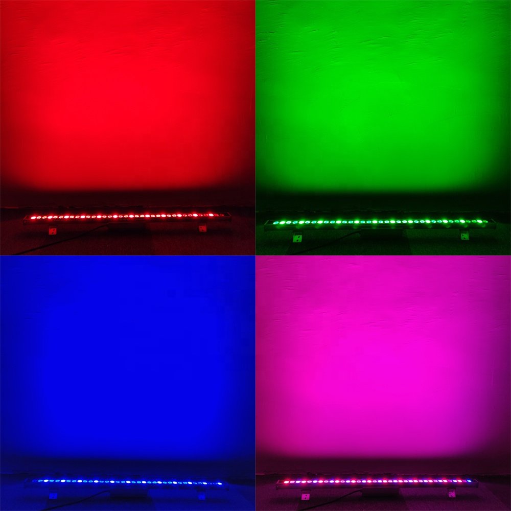Aluminum IP65 Waterproof 36x1W DC24V RGB Ceiling Down Light Adjust Wall Washer Spot Lights