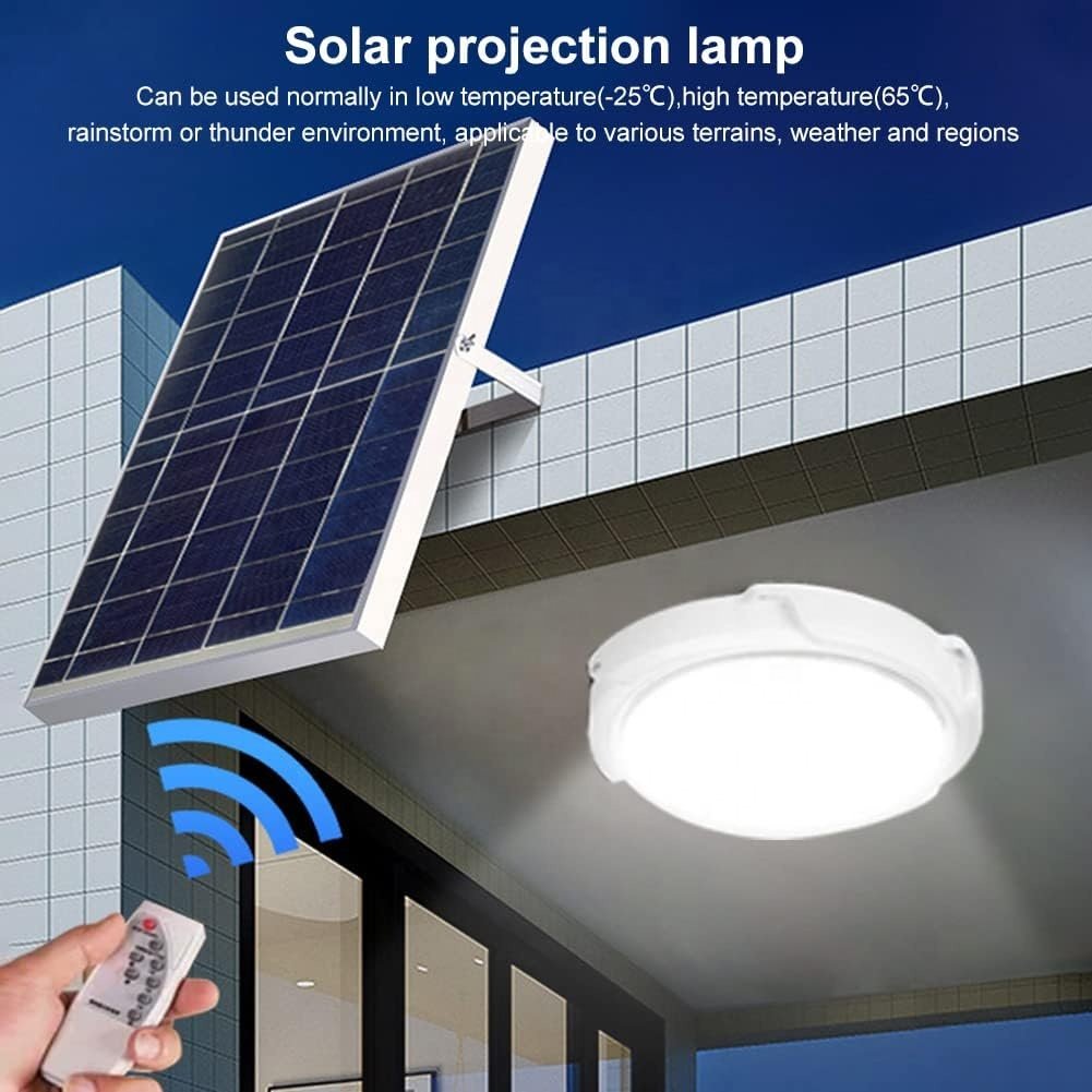 Remote Control Indoor outdoor Solar Light Lamp Solar Ceiling Light for Home House
