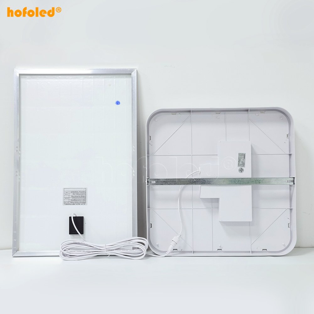 Modern LED Outdoor Indoor Courtyard Lighting Complete Waterproof Solar Light For Balcon Solar Ceiling Light