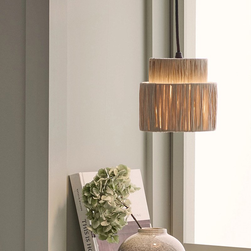 Wholesale Factory Production In China Hand-woven Bamboo Lamp Chandelier Woven Rattan Pendant Lights