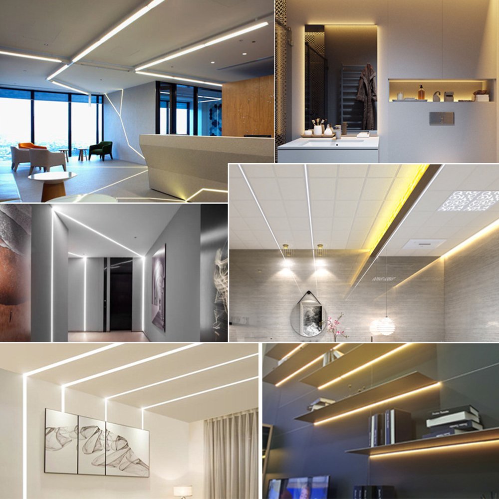 12V 24V 2700K+6500K Dual temperature COB two-color temperature strip light for ceiling decoration light