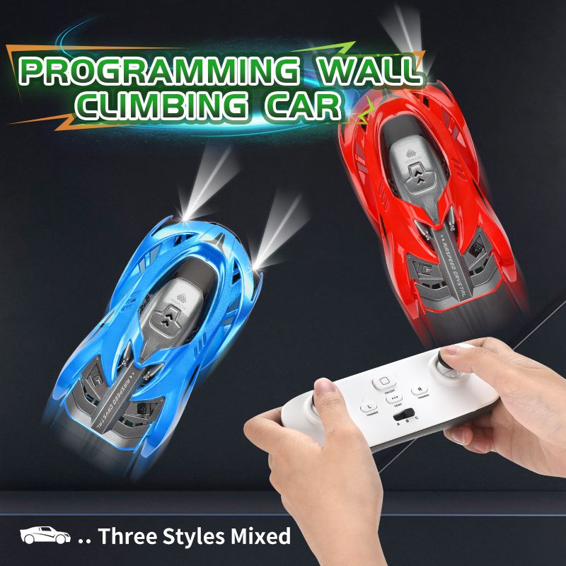 Anti-gravity Programming RC Wall Car Toy Novelty Stunt Drift Radio Control Climbi Cars Toy Kids Remote Control Car Toys