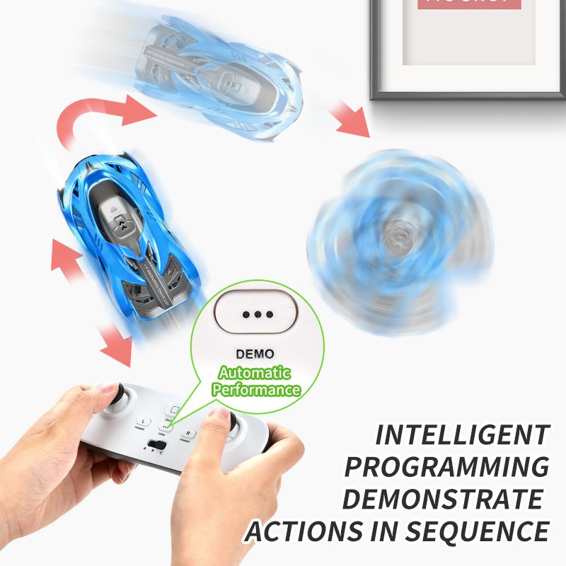 Anti-gravity Programming RC Wall Car Toy Novelty Stunt Drift Radio Control Climbi Cars Toy Kids Remote Control Car Toys