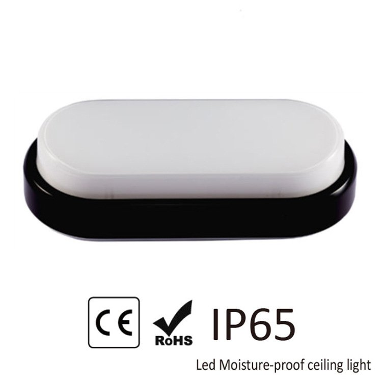 Waterproof 12w led ceiling light fixture moisture proof led ceiling light replacement for Kitchen, Laundry, Hallway