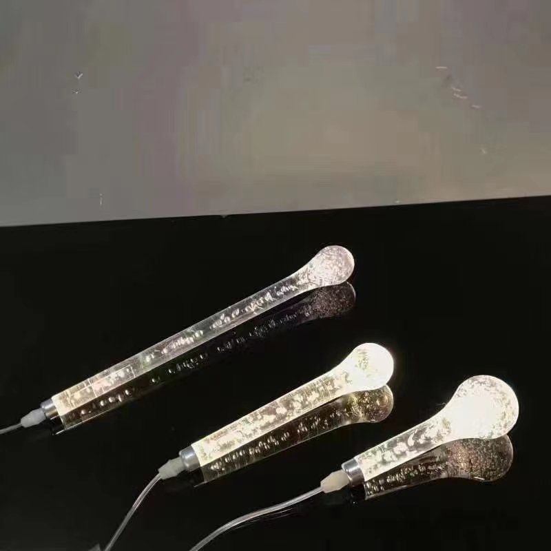 Vv105 New Wedding Props Chandelier Acrylic Transparent Led Light String Wedding Hall Scene Layout Wedding Ceiling Decoration